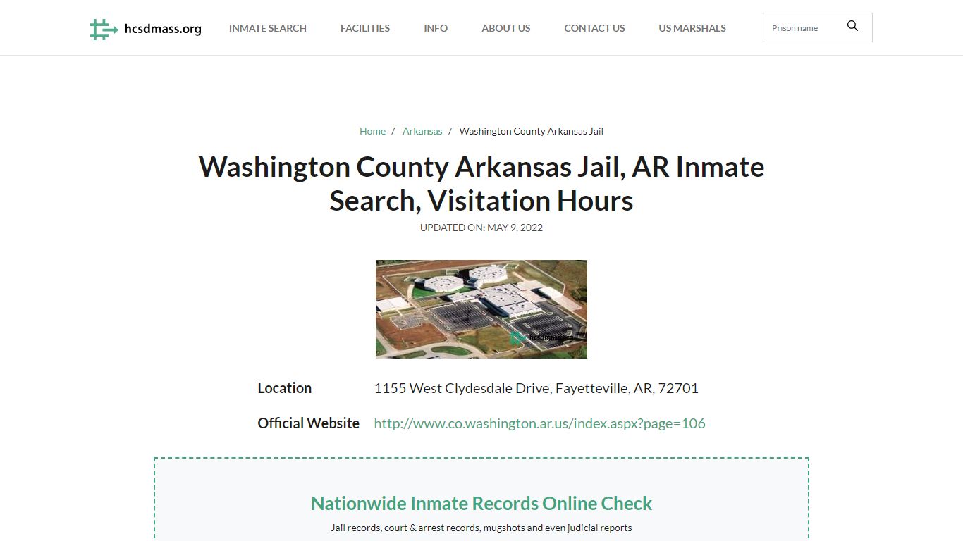 Washington County Arkansas Jail, AR Inmate Search ...