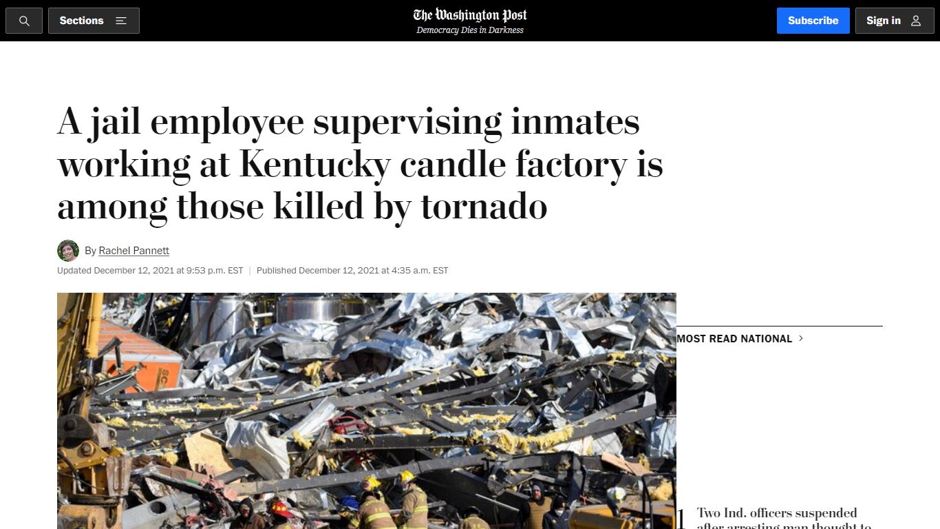 Graves County Jail worker among those killed in tornado at ...